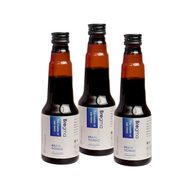 Bregma Ayurvedic Brain Health Tonic For Children & Adult 225 ML | Memory Syrup | Improve Focus