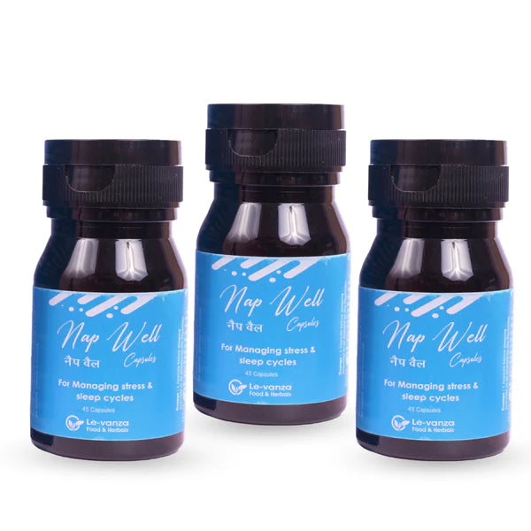 Nap Well Capsules | Ayurvedic Sleeping Pills | Helps Induce Good Sleep (45 Capsules) | Insomnia M