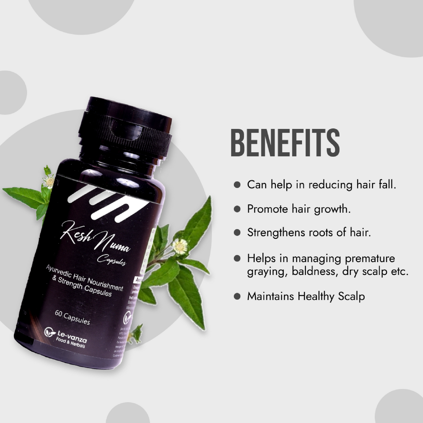 Keshnuma Ayurvedic Hair Growth Capsules|Anti Hair Fall Capsule