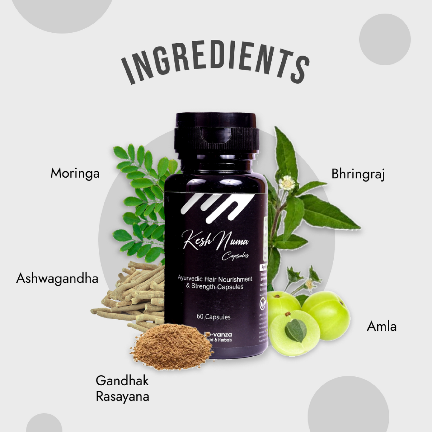 Keshnuma Ayurvedic Hair Growth Capsules|Anti Hair Fall Capsule