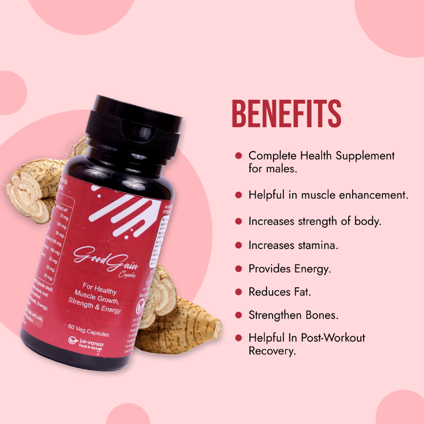 Good Gain Ayurvedic Muscle Gain Capsule