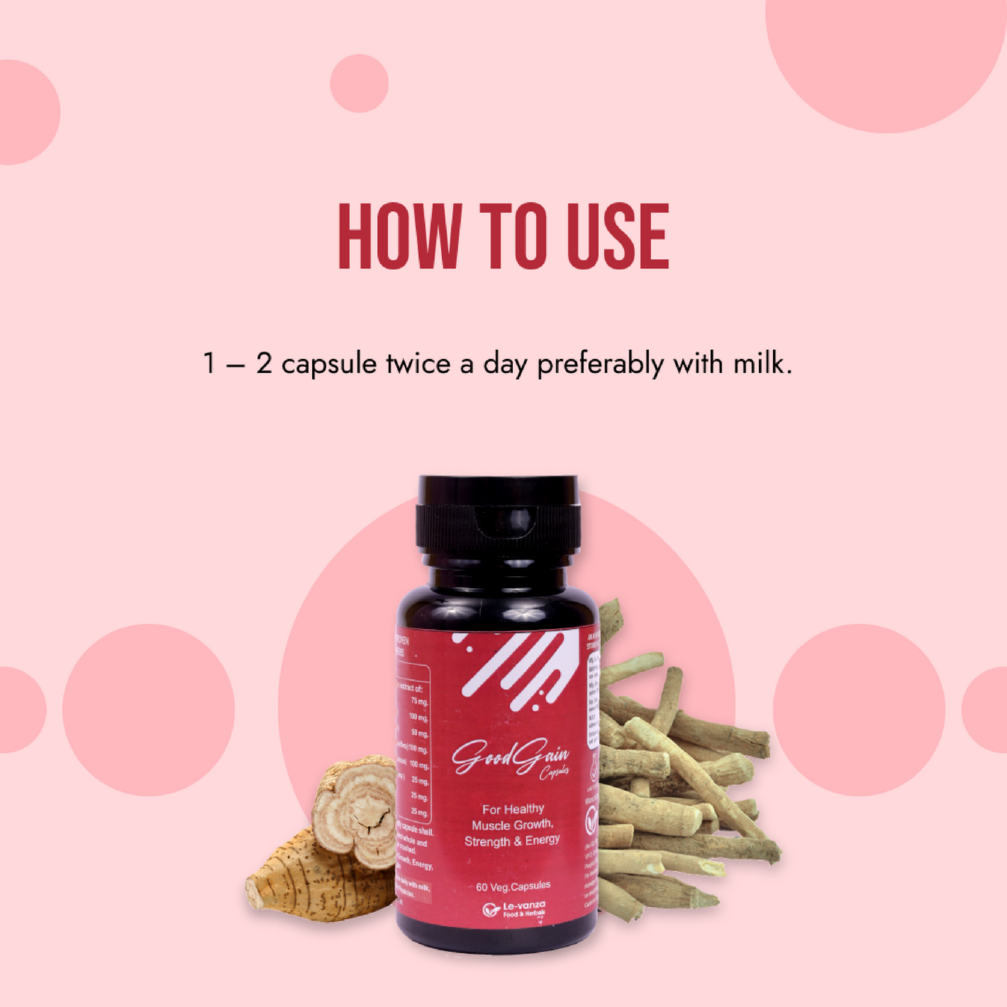 Good Gain Ayurvedic Muscle Gain Capsule
