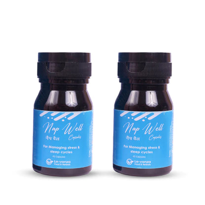 Nap Well Capsules | Ayurvedic Sleeping Pills | Helps Induce Good Sleep (45 Capsules) | Insomnia M