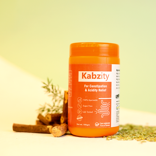 Kabzity Ayurvedic Constipation Powder | Relief From Digestive Problems like Acidity Constipation Gas Boosts Digestive Immunity 100gm Powder